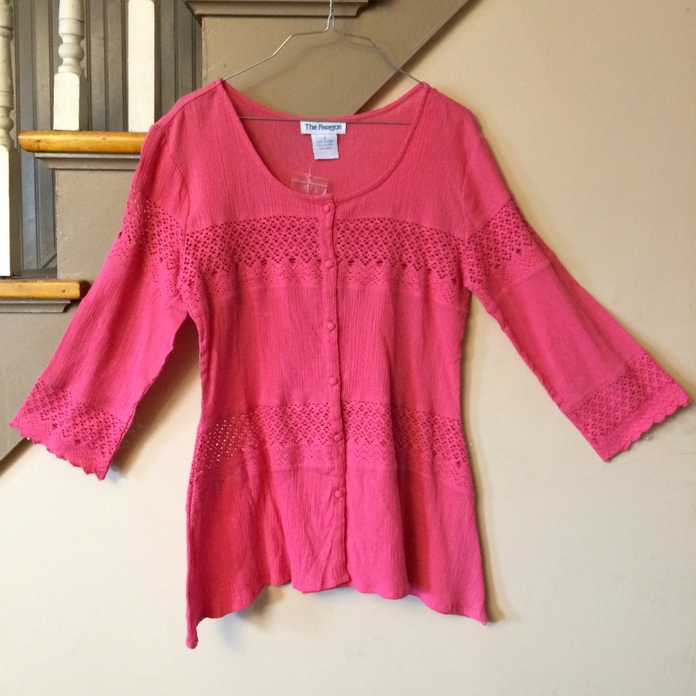 Retro Style The Paragon Pink Button up Shirt